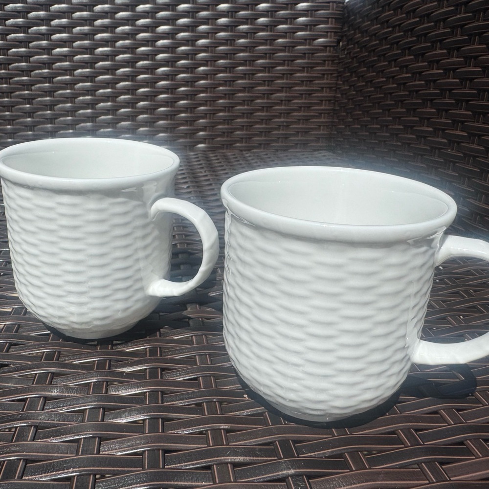 Wedgwood Nantucket Basket Cream Mugs